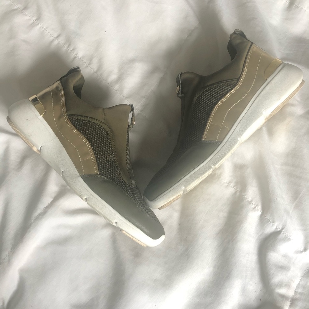 Michael Kors Green & Gold Sneakers